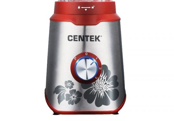 Блендер Centek CT-1327 красный/серебристый