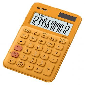 Калькулятор Casio MS-20UC-RG-W-EC оранжевые