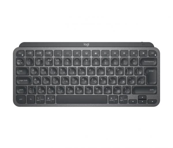 Клавиатура беспроводная Logitech MX Keys Mini беспроводная, беспроводная, серебристый, 920-010502