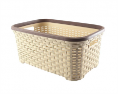 Корзина для белья Dunya Plastik 05105 Beige