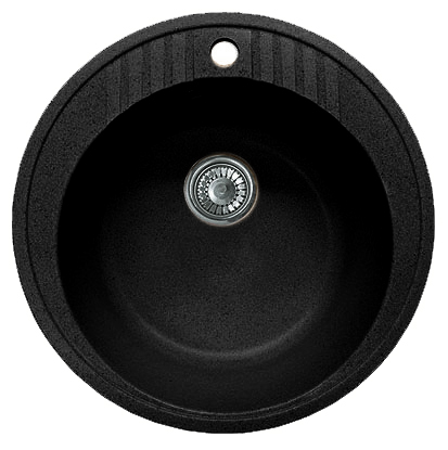 Кухонная мойка Granfest Rondo GF-R520 Black