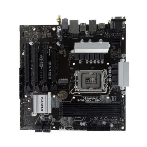 Материнская плата Biostar B760MXC Pro LGA 1700, Intel B760, mATX, Ret