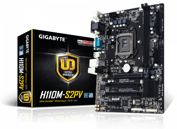 Материнская плата Gigabyte GA-H110M-S2PV