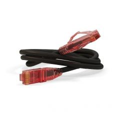 Патч-корд HyperLine PC-LPM-UTP-RJ45-RJ45-C5e-0.15M-LSZH-BK 0,15 м, черный