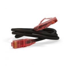 Патч-корд HyperLine PC-LPM-UTP-RJ45-RJ45-C5e-1.5M-LSZH-BK 1,5 м, чёрный