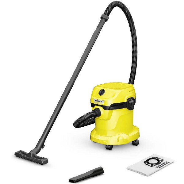Пылесос Karcher WD 2 V-15/4/18 желтый