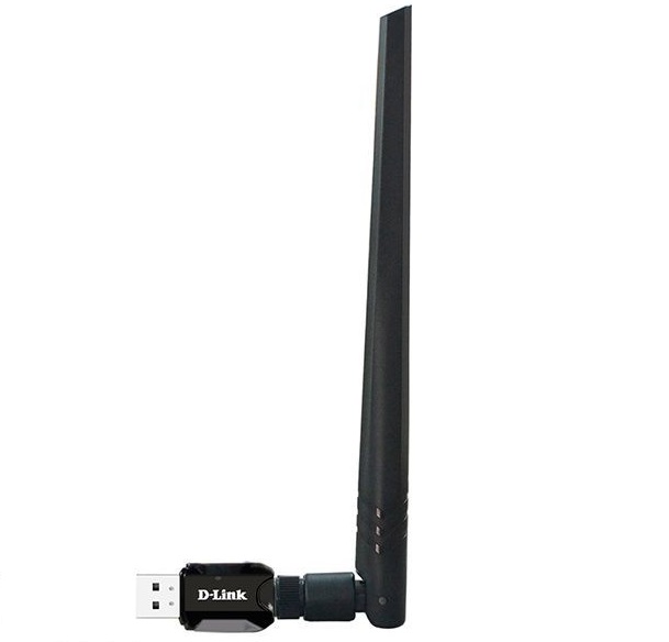 Сетевой адаптер D-link DWA-137/C1A WiFi USB 2.0, черный